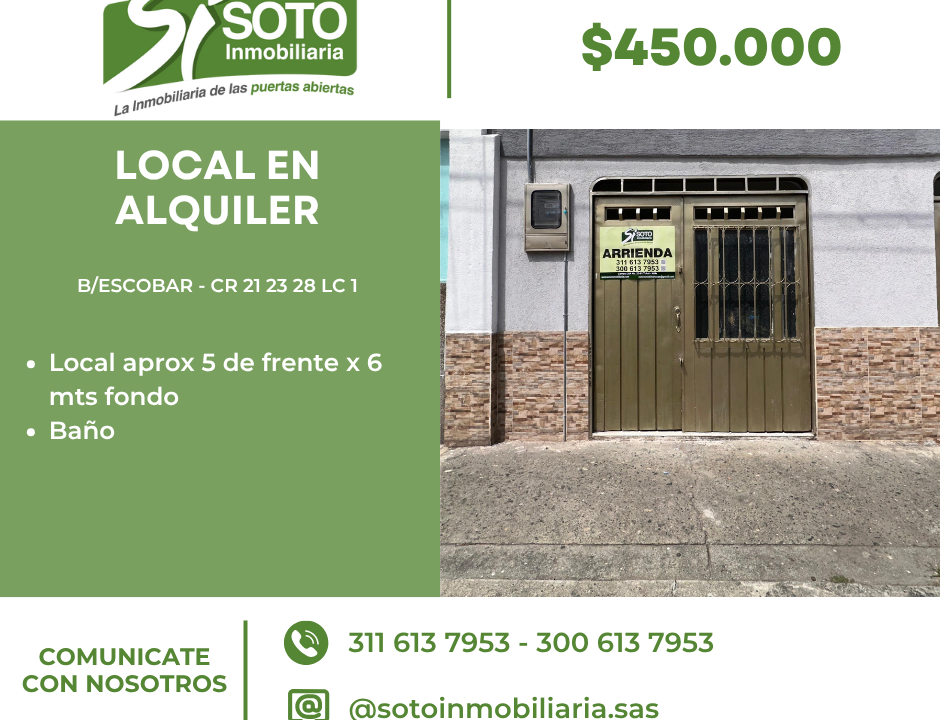 LOCAL ESCOBAR 1