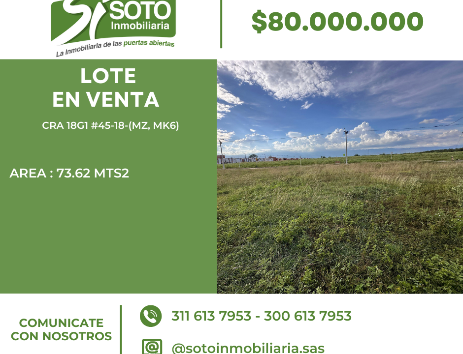 LOTE EN VENTA