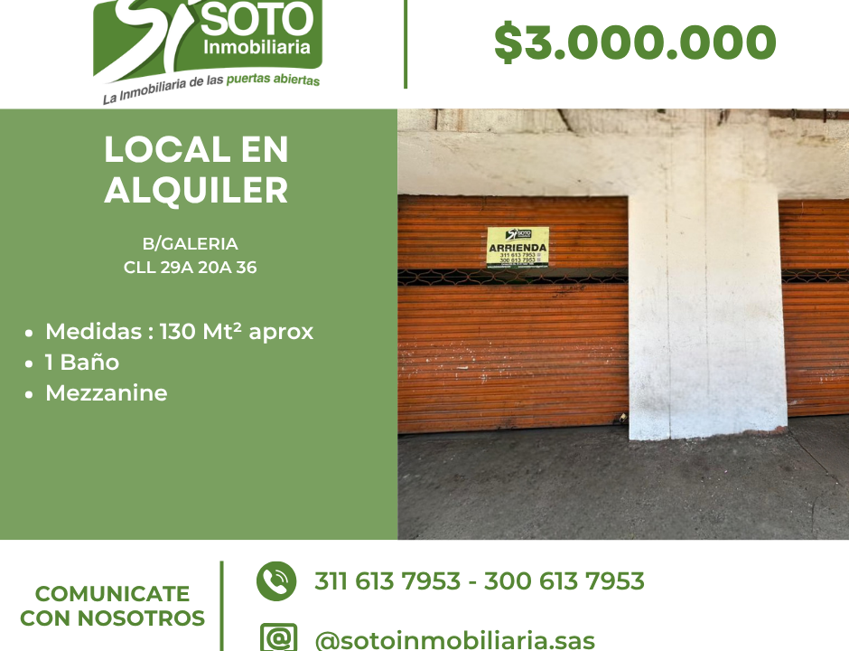 LOCAL CENTRO